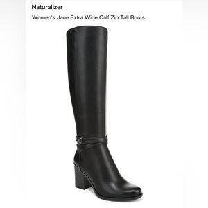 Naturalizer Sleek Cappuccino Brown Knee High Boots